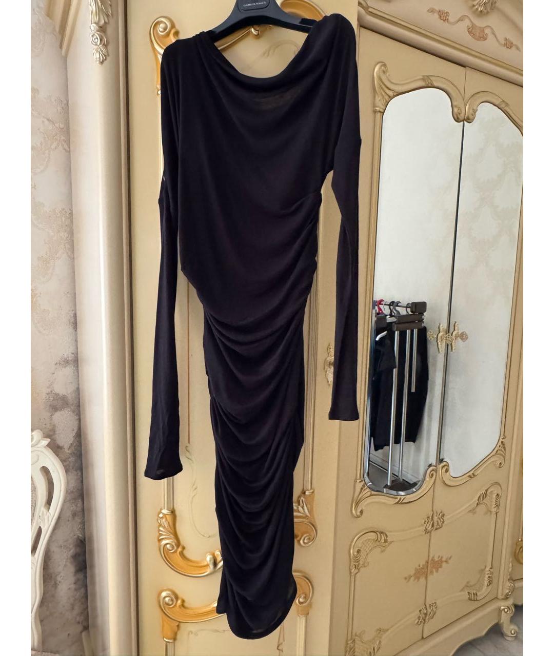 ELISABETTA FRANCHI Черное платье, фото 2