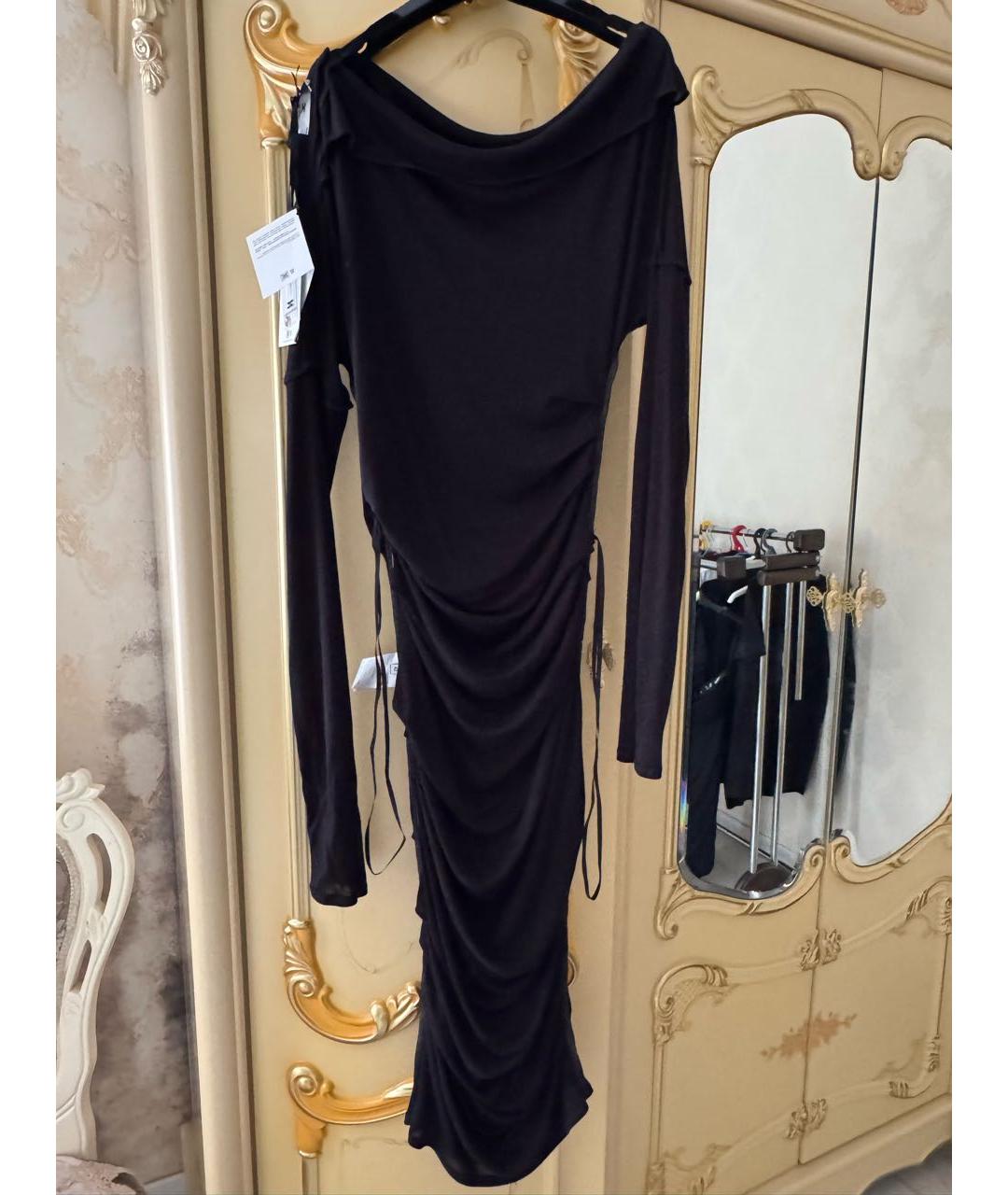 ELISABETTA FRANCHI Черное платье, фото 4