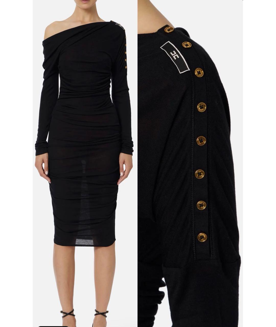 ELISABETTA FRANCHI Черное платье, фото 6