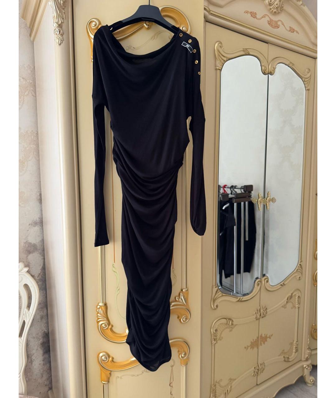 ELISABETTA FRANCHI Черное платье, фото 9