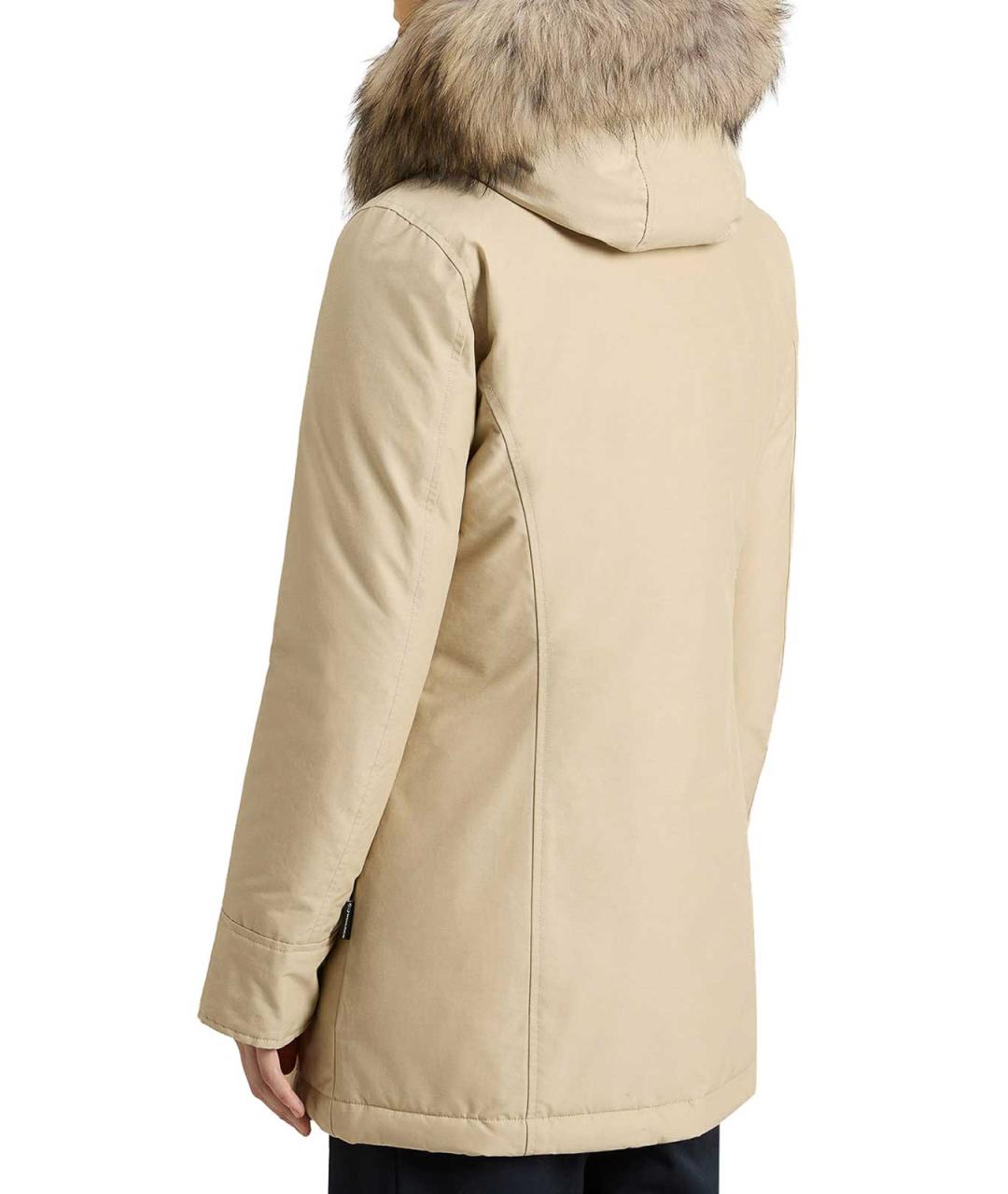 WOOLRICH Бежевая хлопковая парка, фото 4