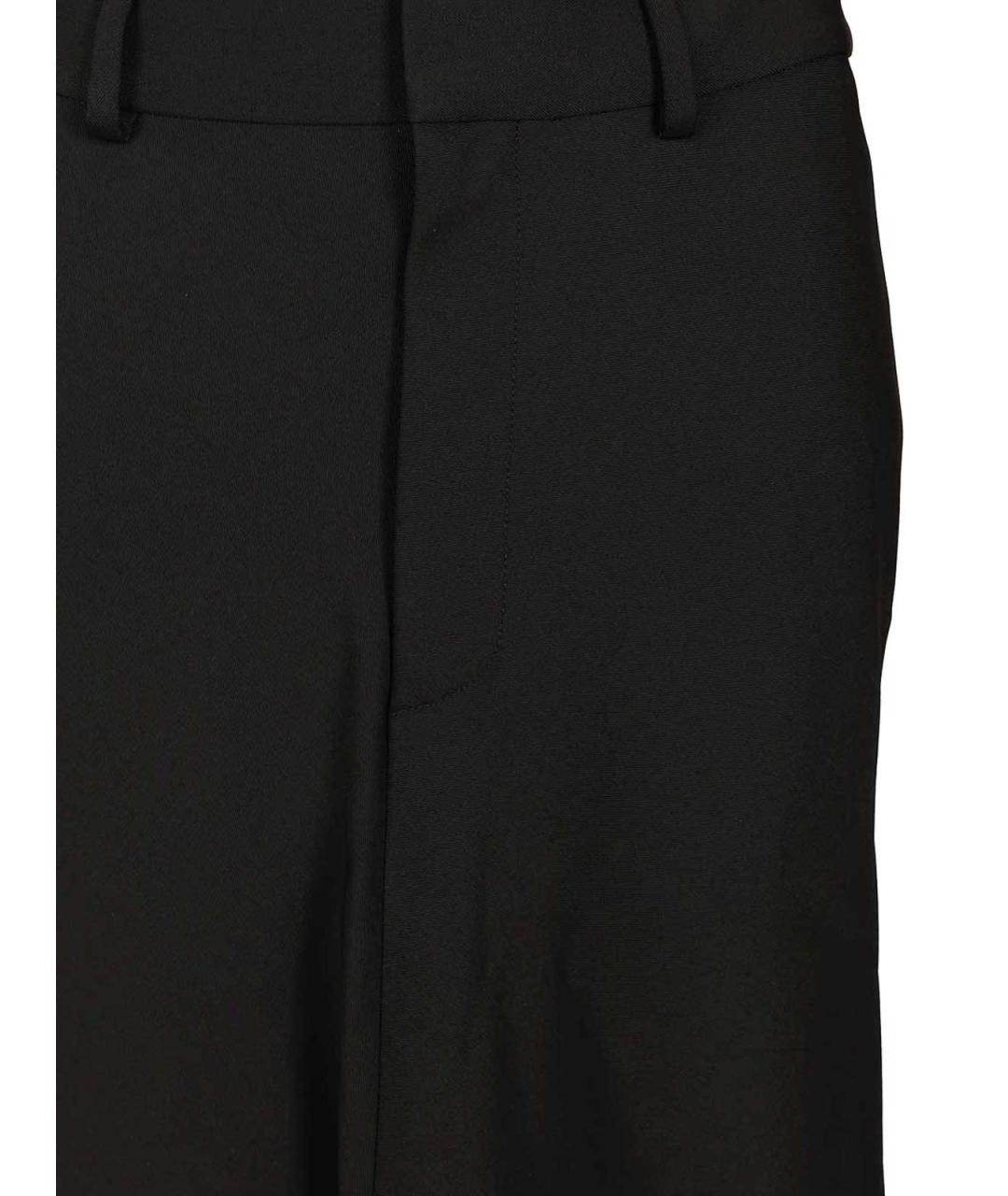 BALENCIAGA Черная шерстяная юбка макси, фото 4