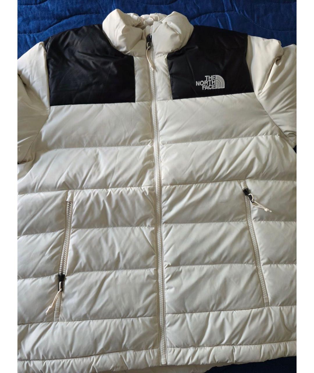 THE NORTH FACE Белая нейлоновая куртка, фото 4