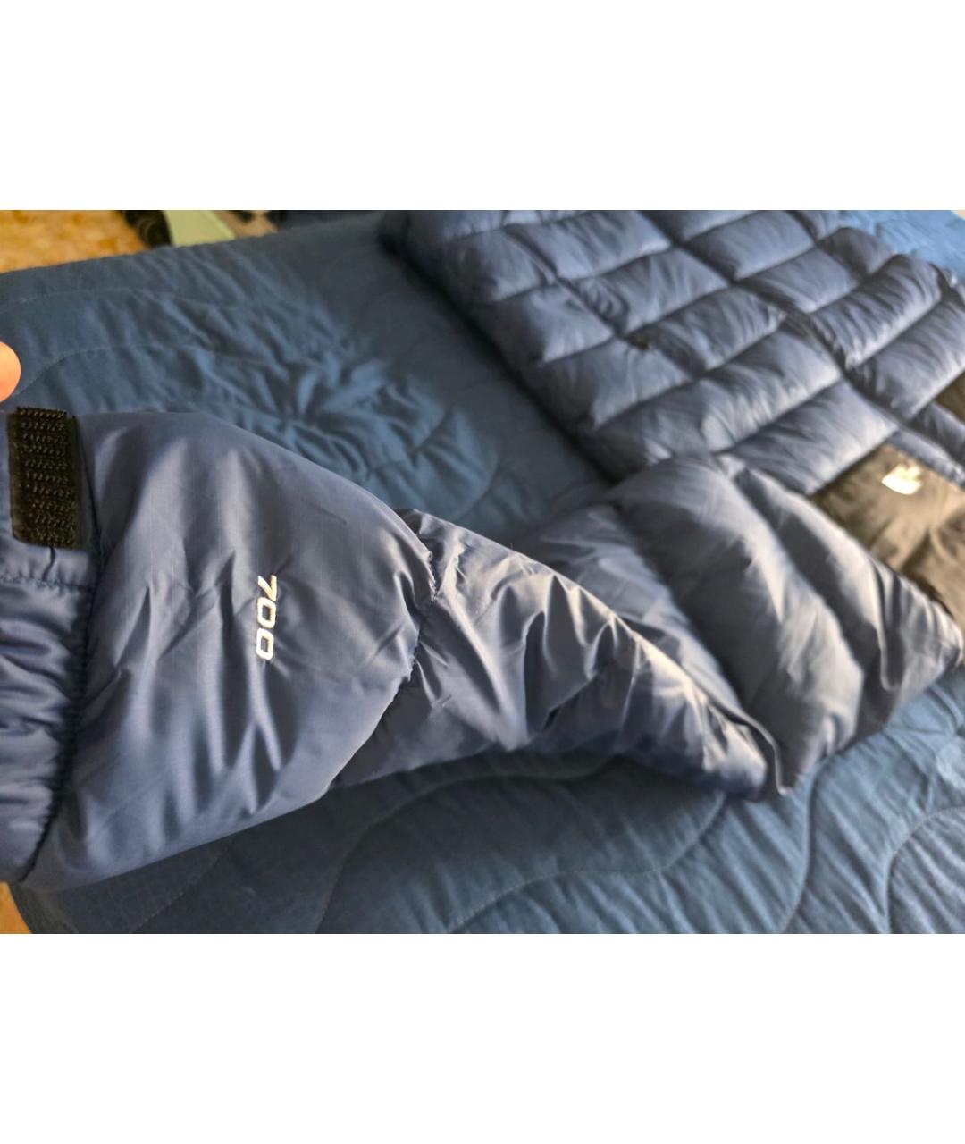 THE NORTH FACE Темно-синяя нейлоновая куртка, фото 4