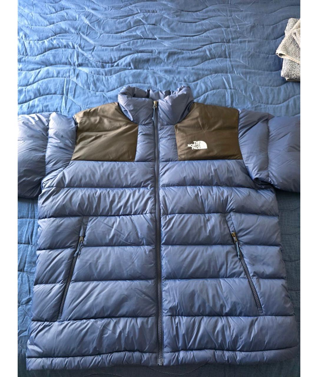 THE NORTH FACE Темно-синяя нейлоновая куртка, фото 3