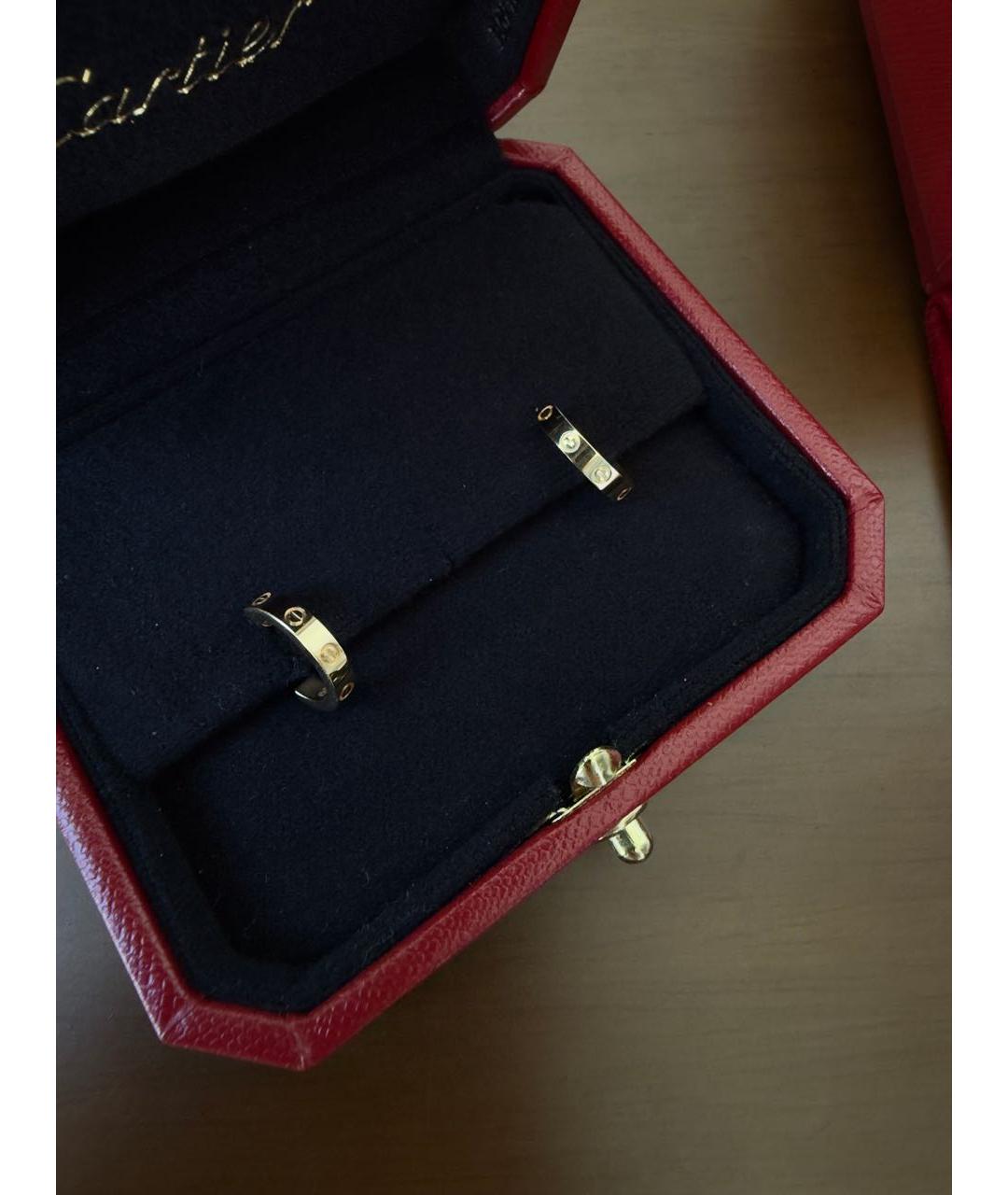 CARTIER Золотые серьги из желтого золота, фото 3