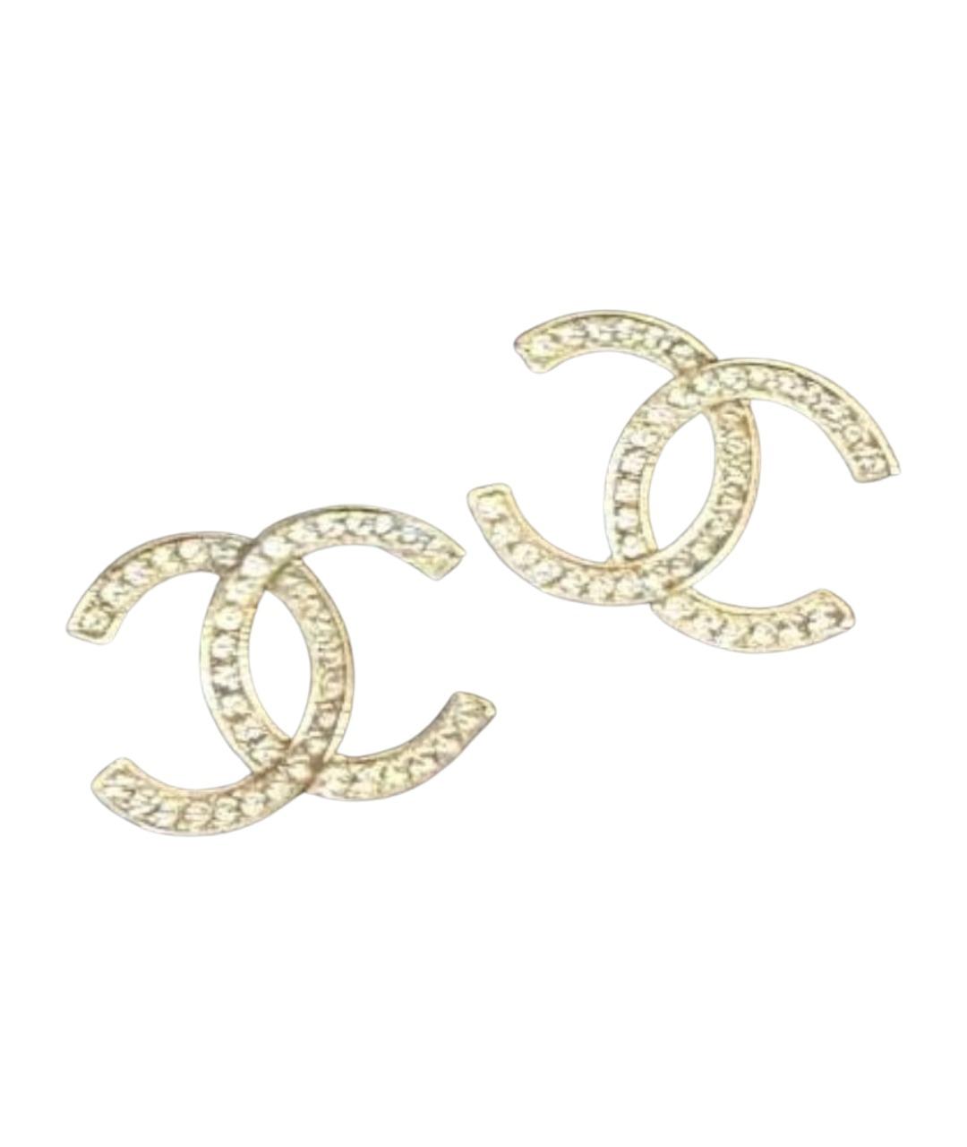 CHANEL Золотые серьги, фото 1