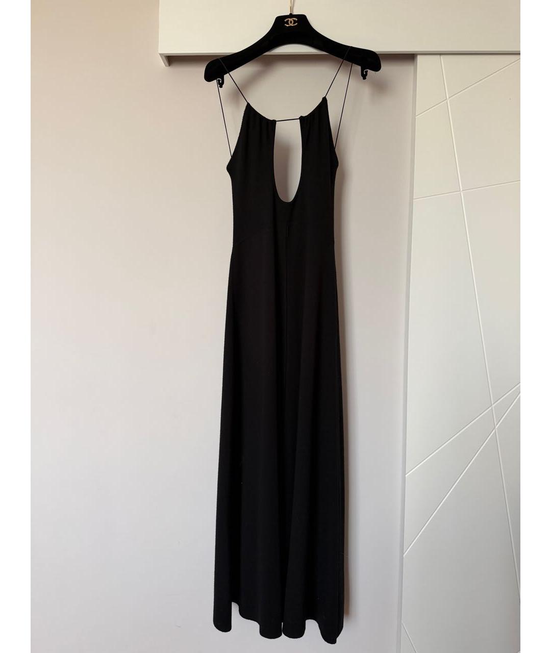SAINT LAURENT Черное шерстяное коктейльное платье, фото 6