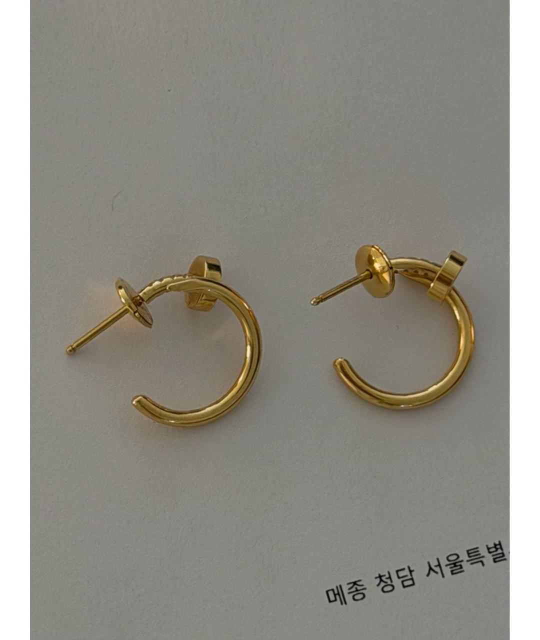 CARTIER Золотые серьги из желтого золота, фото 8