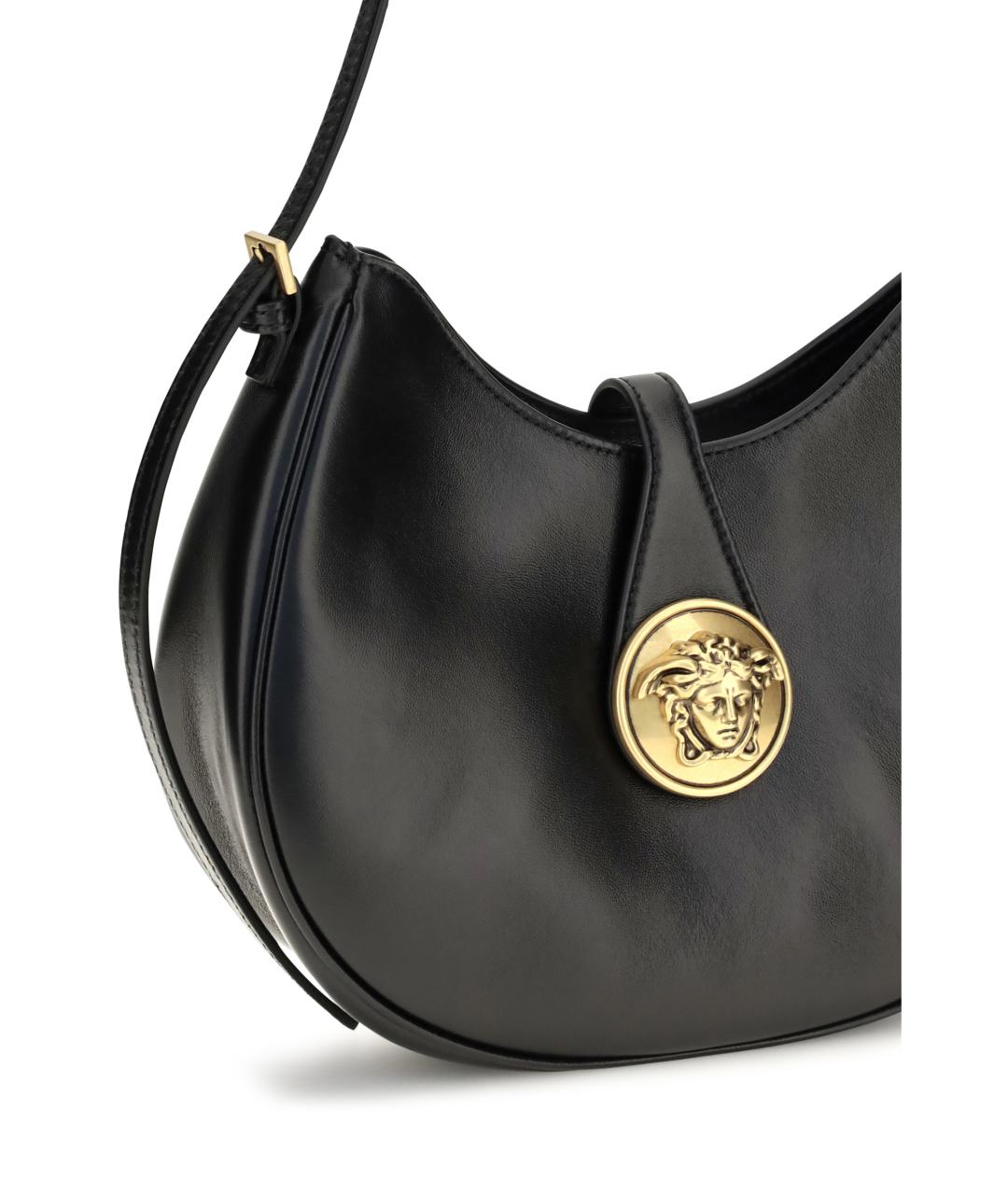 VERSACE Черная сумка через плечо, фото 4