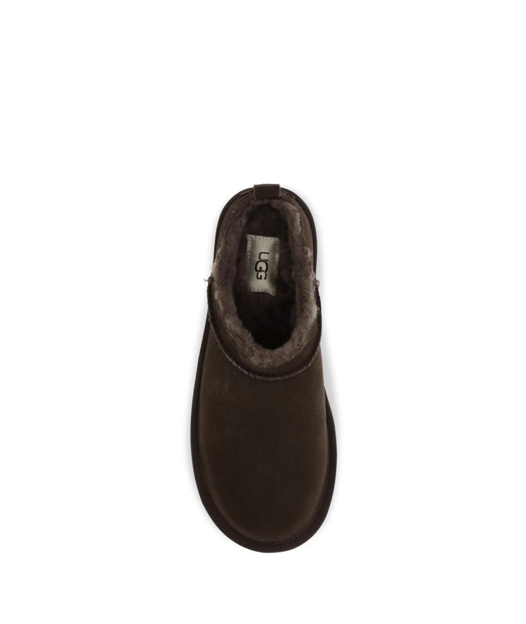 UGG Коричневые замшевые сабо, фото 4