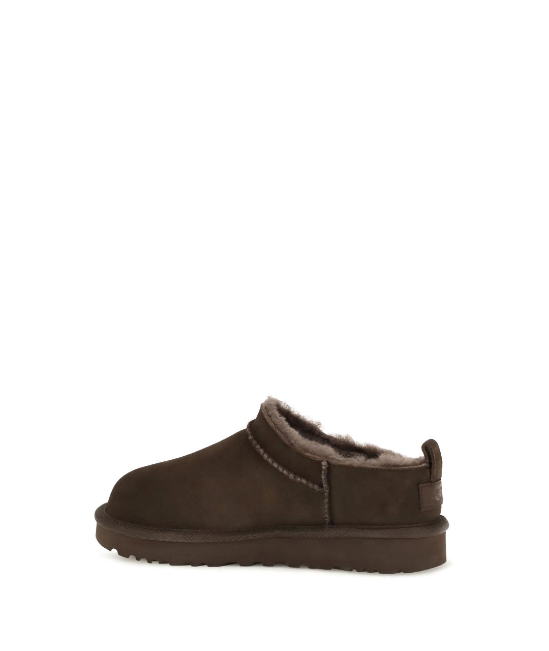 UGG Коричневые замшевые сабо, фото 3