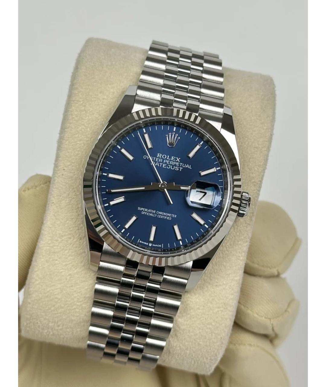 ROLEX Темно-синие часы, фото 4