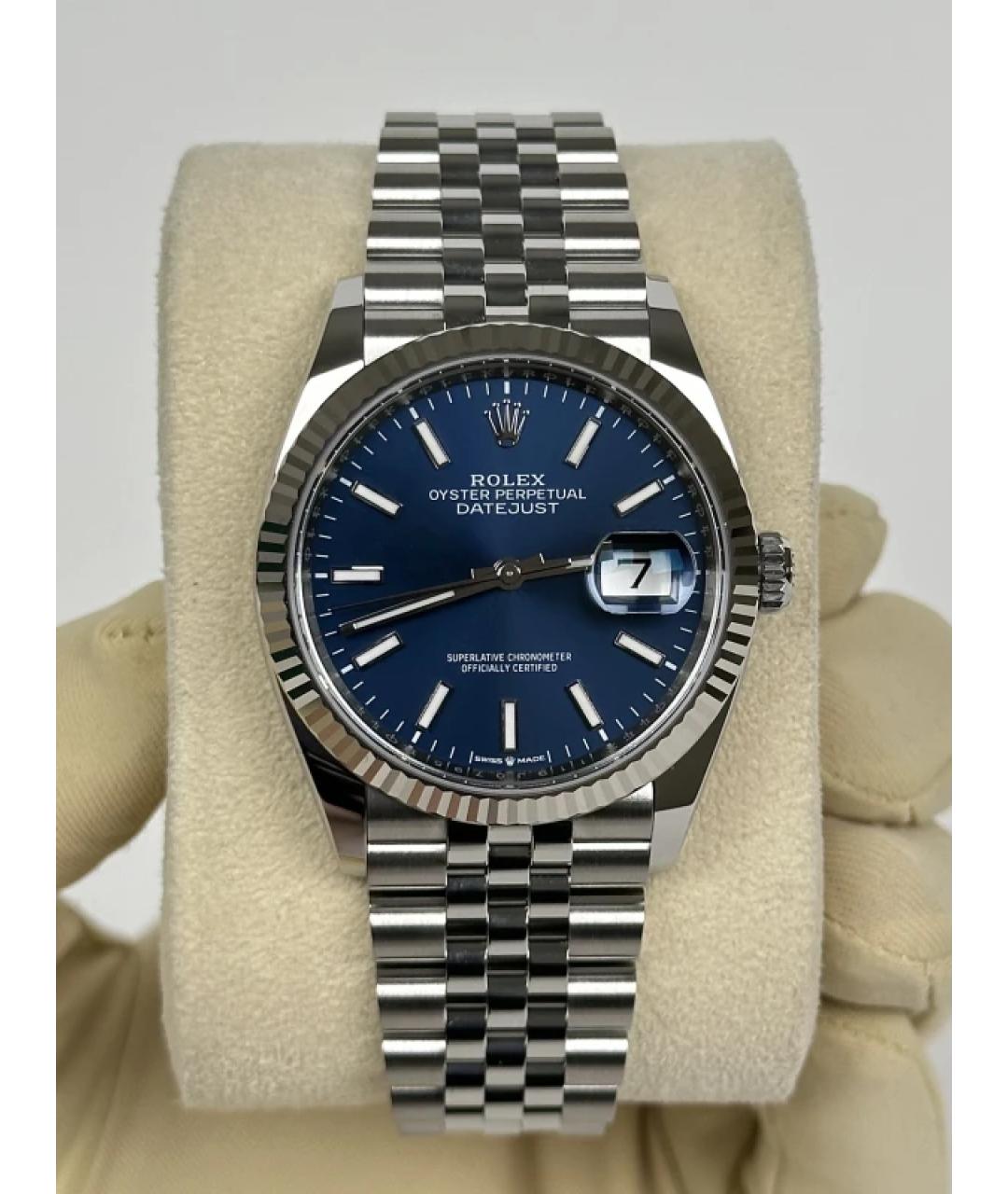ROLEX Темно-синие часы, фото 2