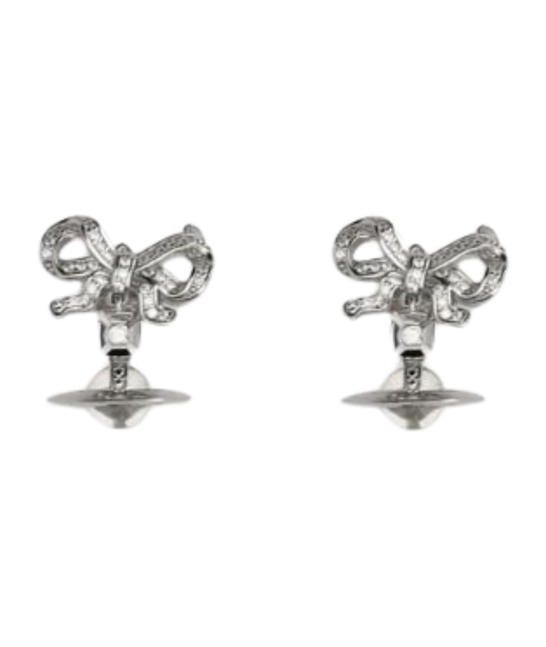 VIVIENNE WESTWOOD Серебряные металлические серьги, фото 1