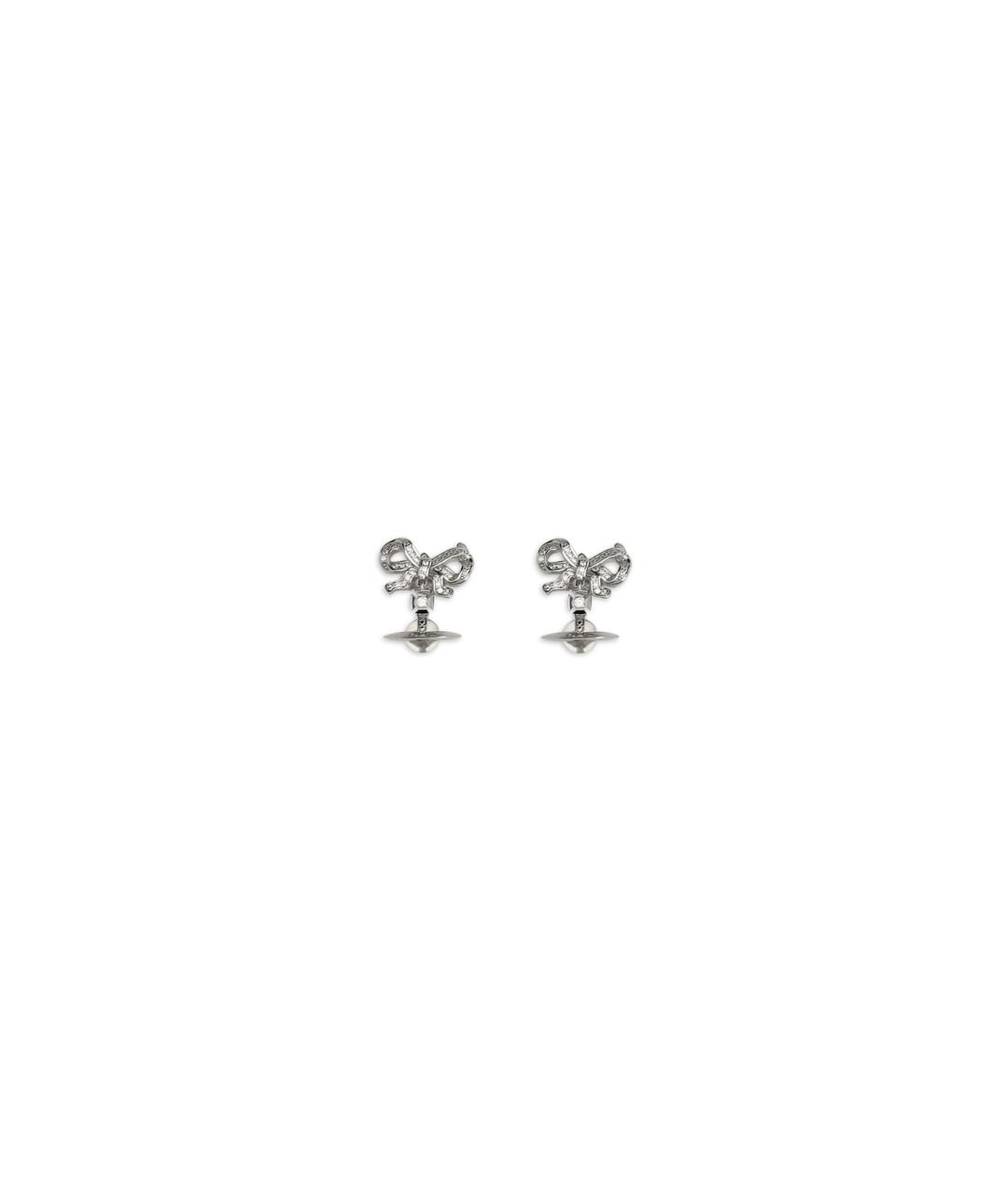 VIVIENNE WESTWOOD Серебряные металлические серьги, фото 3