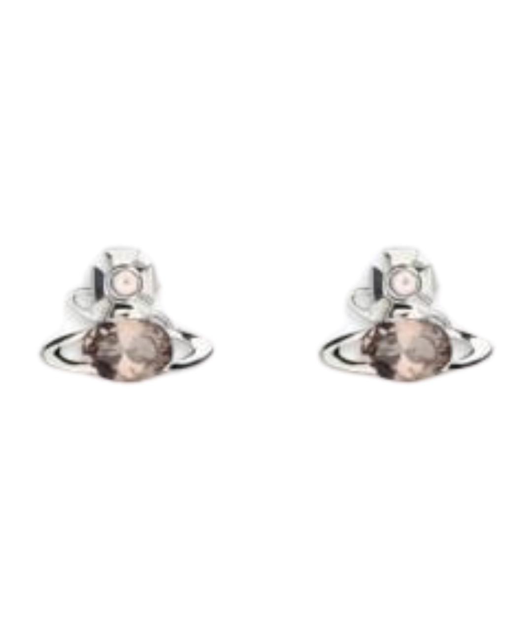 VIVIENNE WESTWOOD Серебряные металлические серьги, фото 1