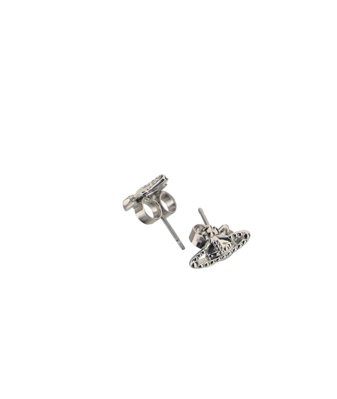 VIVIENNE WESTWOOD Серебряные металлические серьги, фото 3
