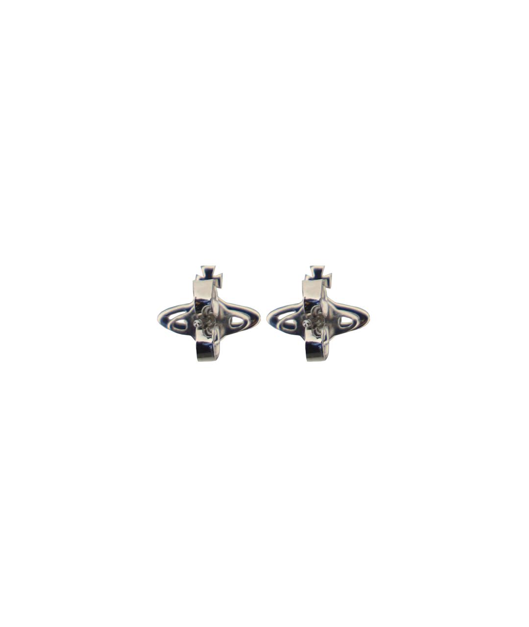 VIVIENNE WESTWOOD Серебряные металлические серьги, фото 2