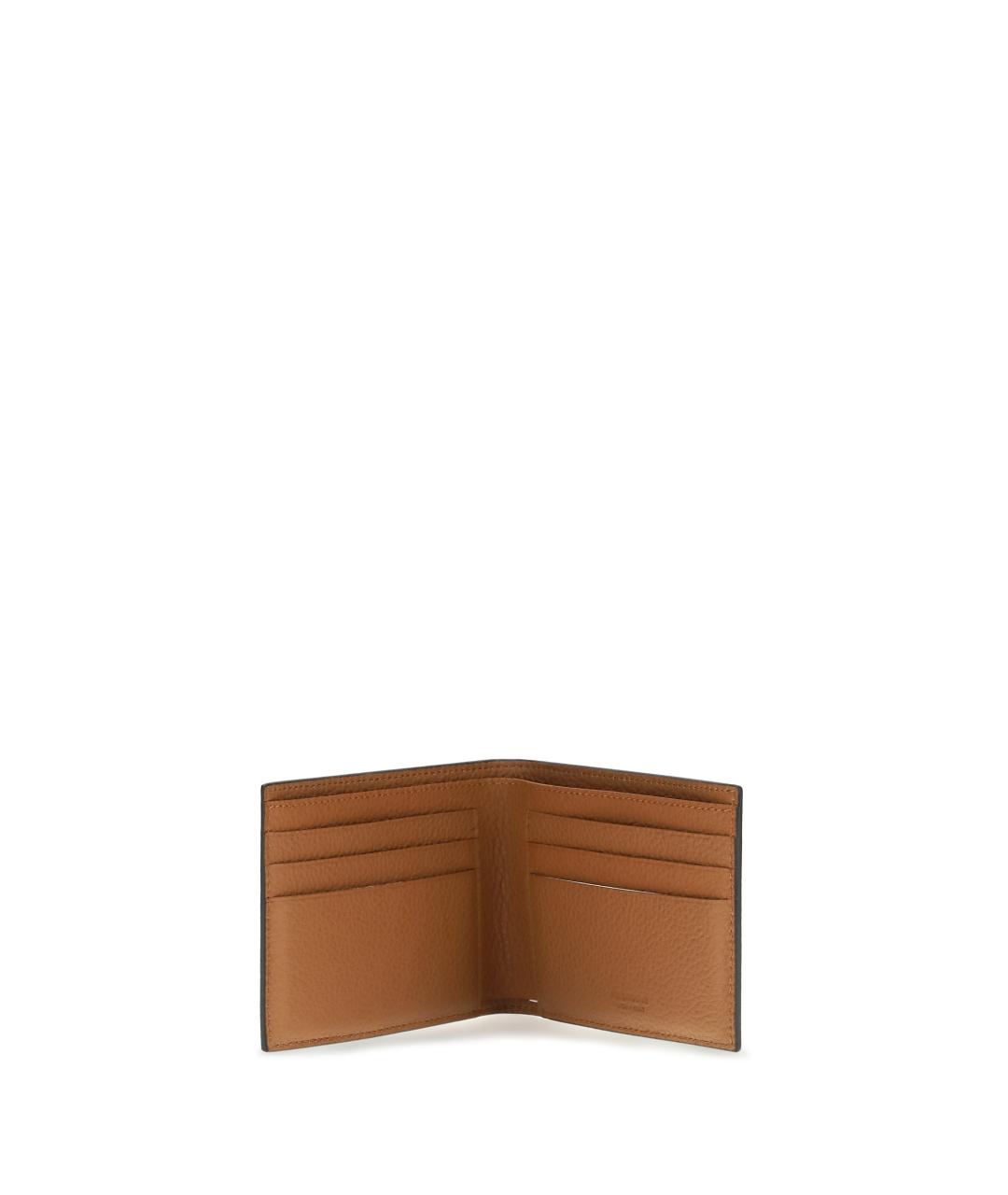 FERRAGAMO Серый кожаный кошелек, фото 3