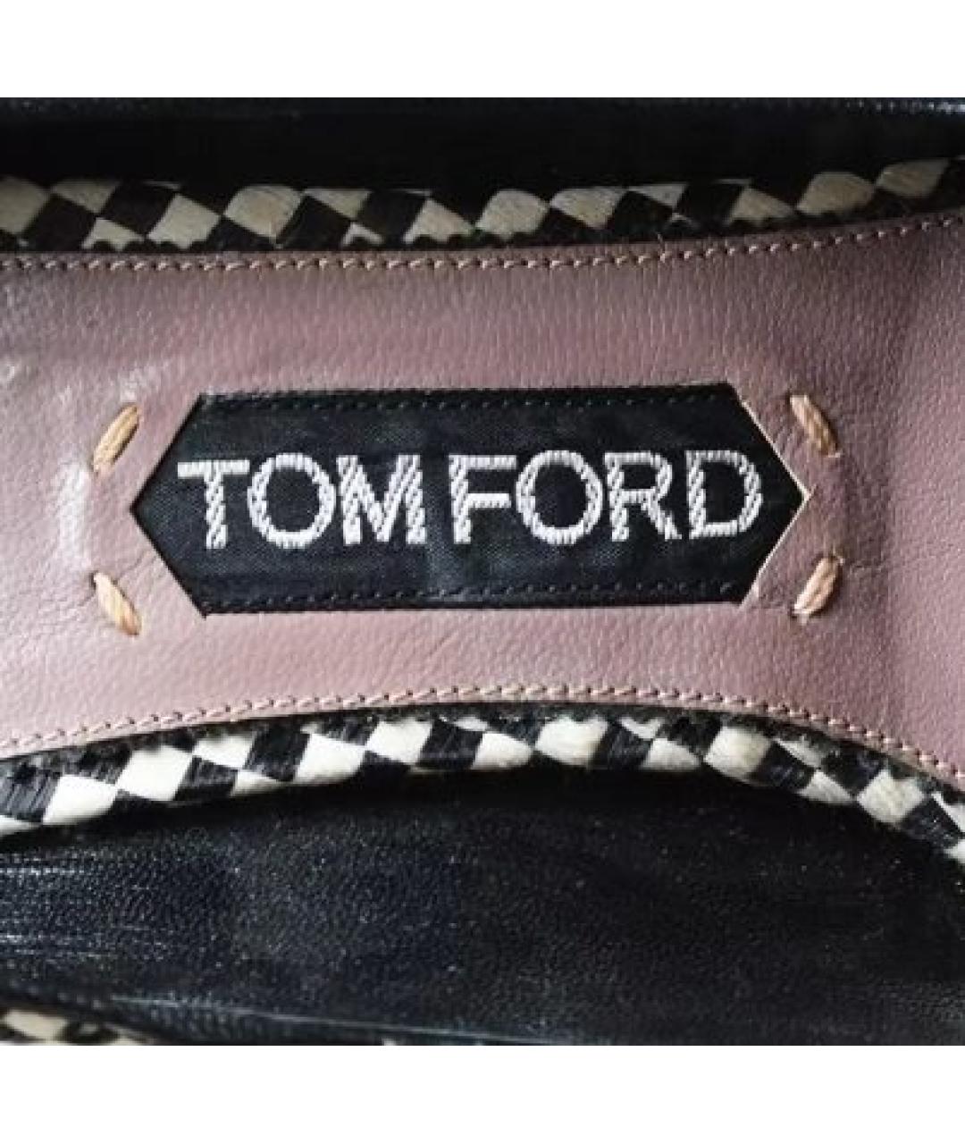 TOM FORD Мульти кожаные туфли, фото 4