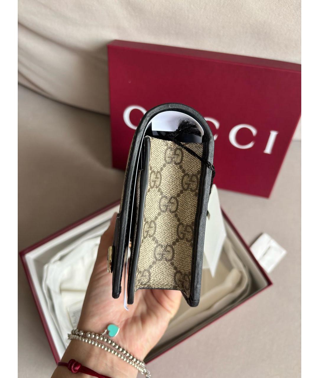 GUCCI Серая канва сумка через плечо, фото 4