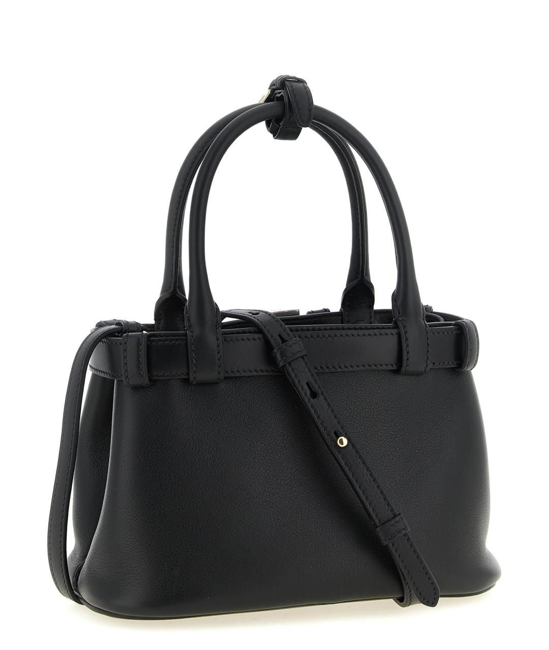 PRADA Черная кожаная сумка тоут, фото 2