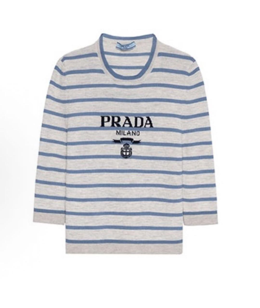 PRADA Серый джемпер / свитер, фото 1