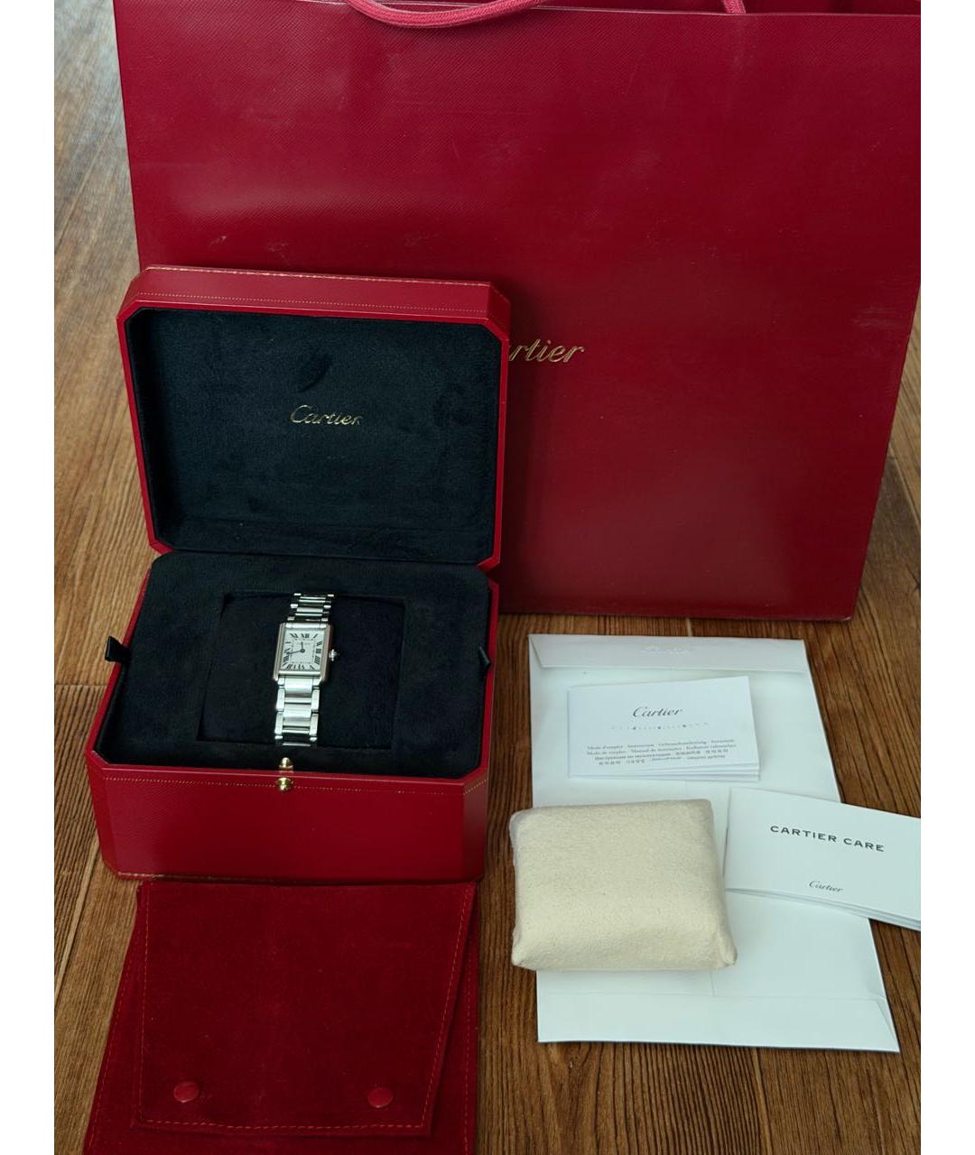 CARTIER Серебряные металлические часы, фото 3