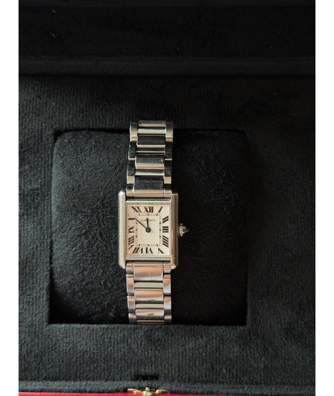CARTIER Серебряные металлические часы, фото 6
