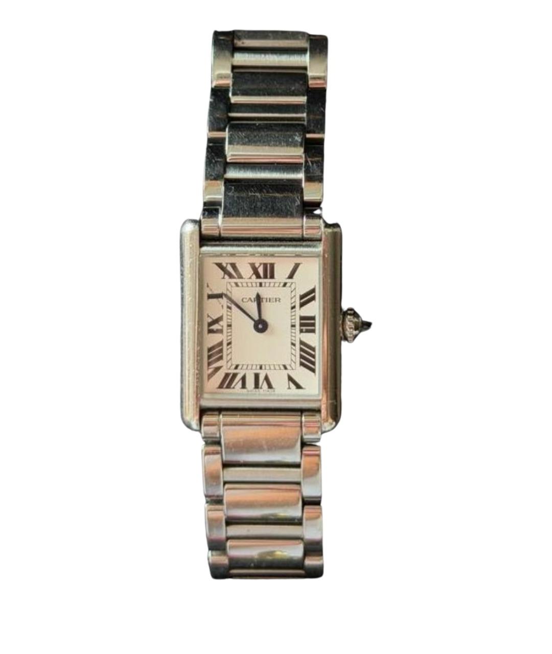CARTIER Серебряные металлические часы, фото 1