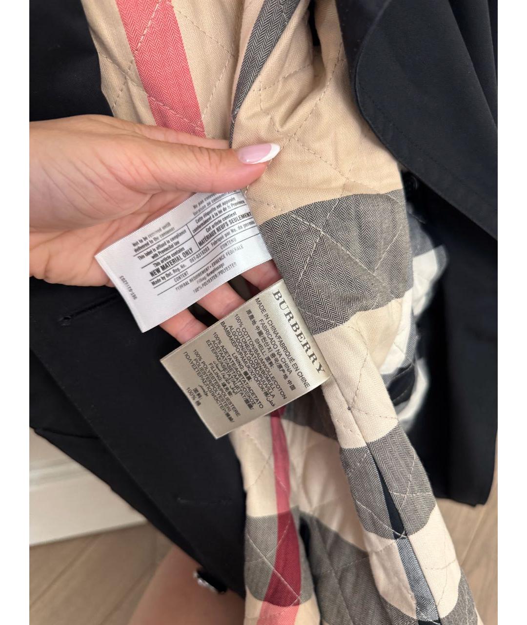 BURBERRY Черный тренч/плащ, фото 3