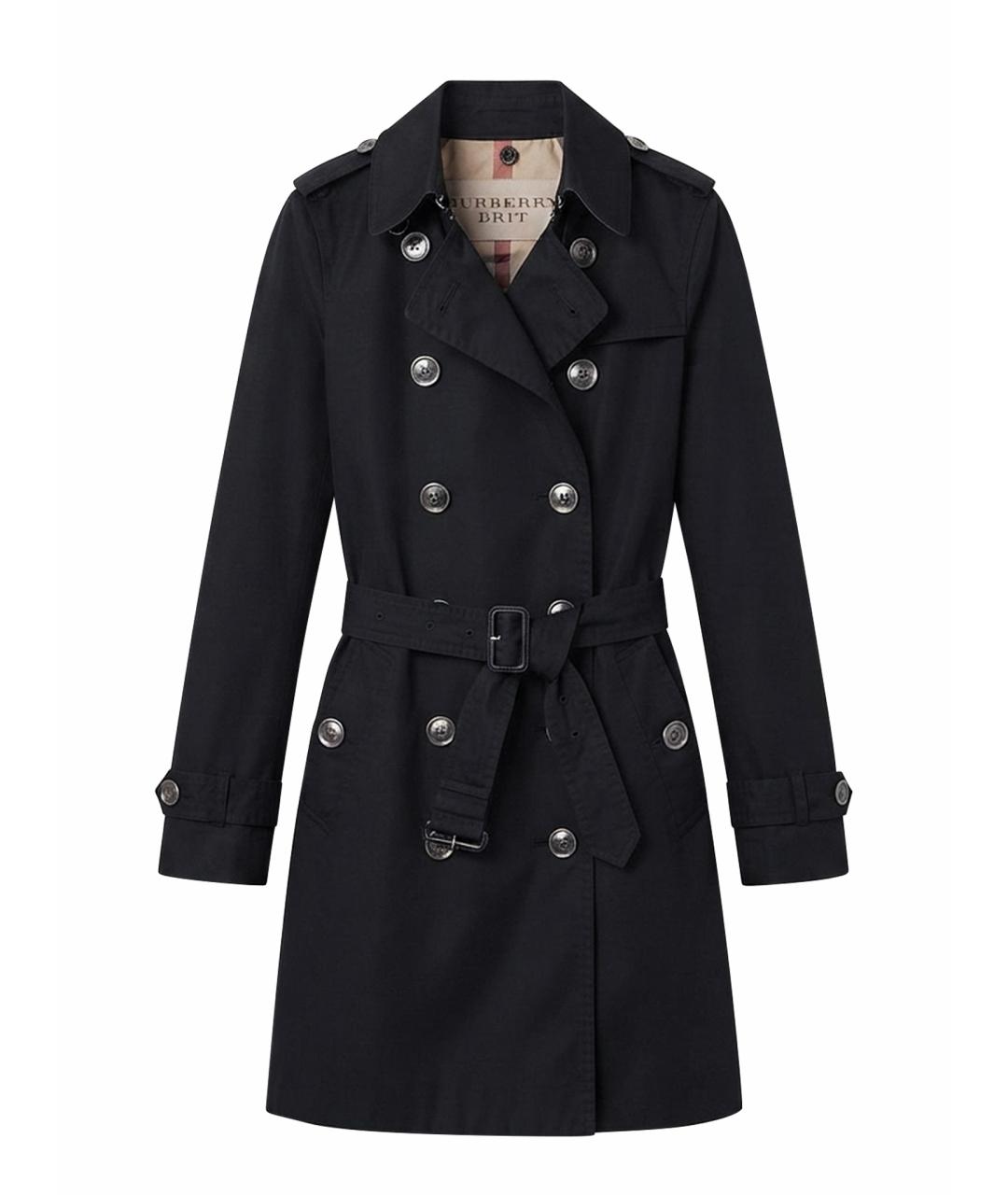 BURBERRY Черный тренч/плащ, фото 1