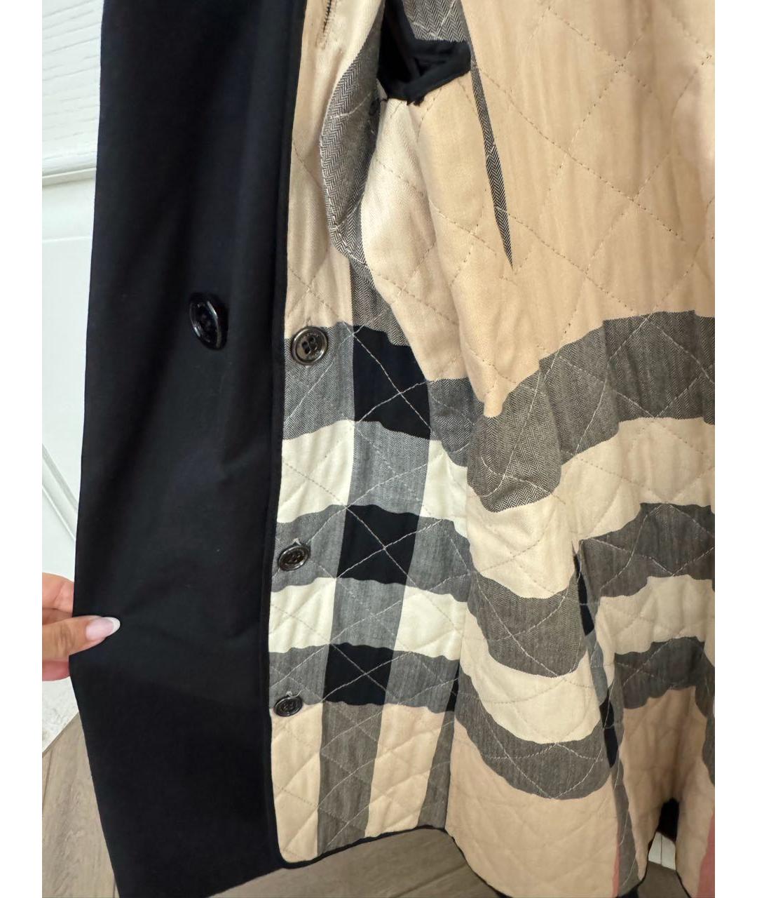 BURBERRY Черный тренч/плащ, фото 2