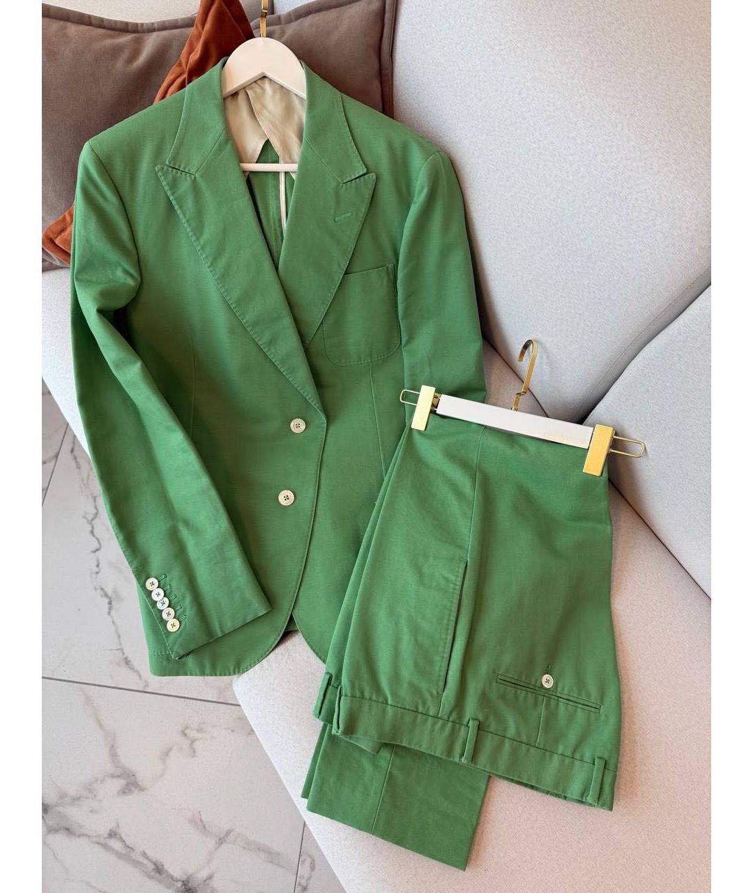 GUCCI Зеленый вечерний костюм, фото 2