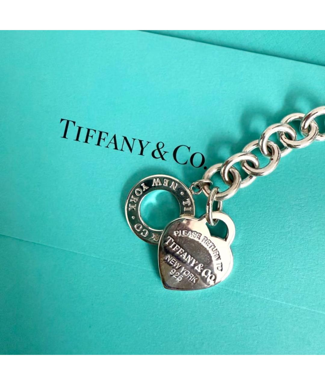 TIFFANY&CO Серебряный серебряный браслет, фото 5