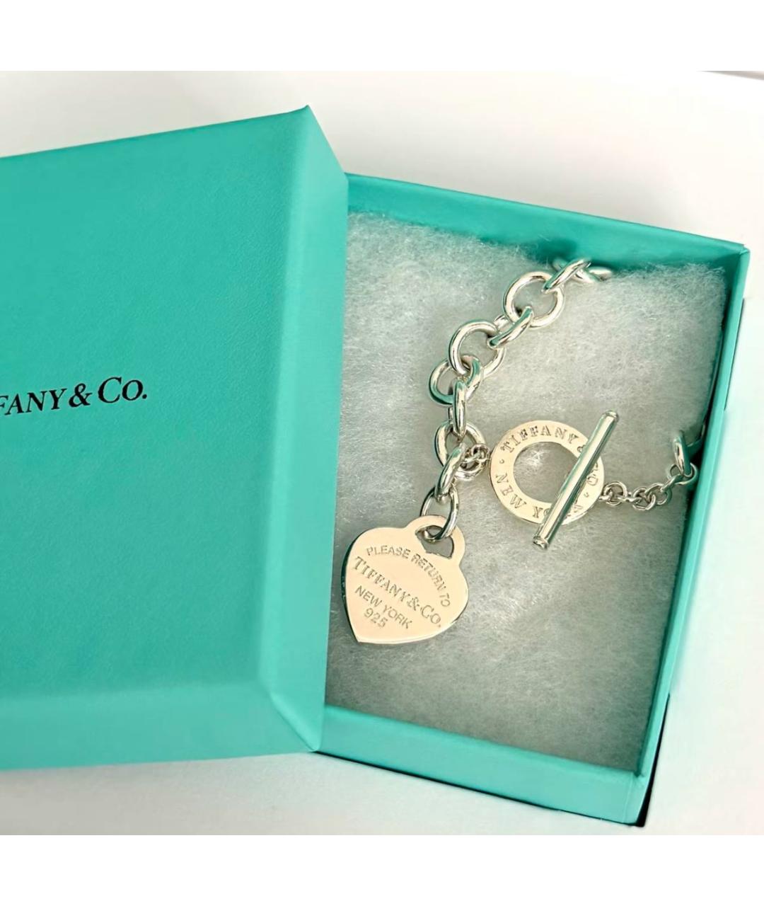 TIFFANY&CO Серебряный серебряный браслет, фото 4