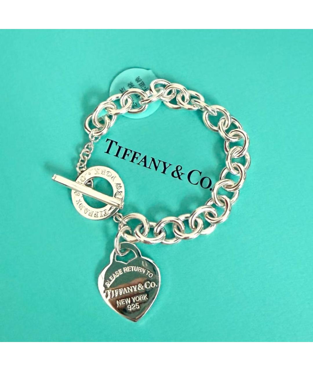 TIFFANY&CO Серебряный серебряный браслет, фото 3