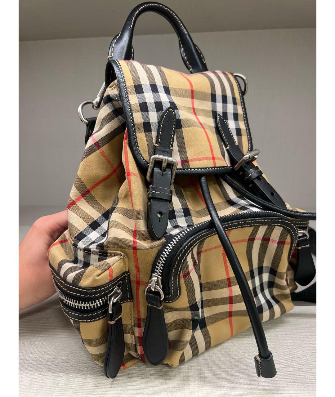 BURBERRY Бежевый рюкзак, фото 6