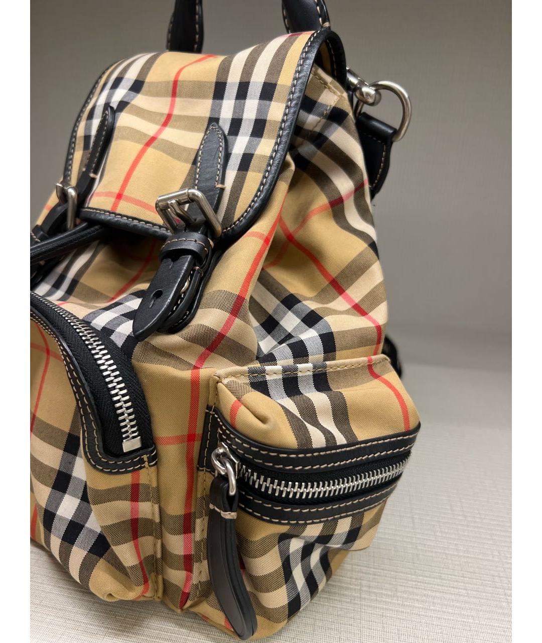 BURBERRY Бежевый рюкзак, фото 4
