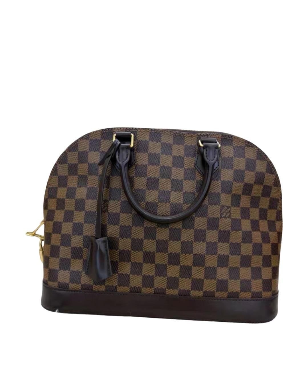 LOUIS VUITTON Коричневая сумка с короткими ручками, фото 1