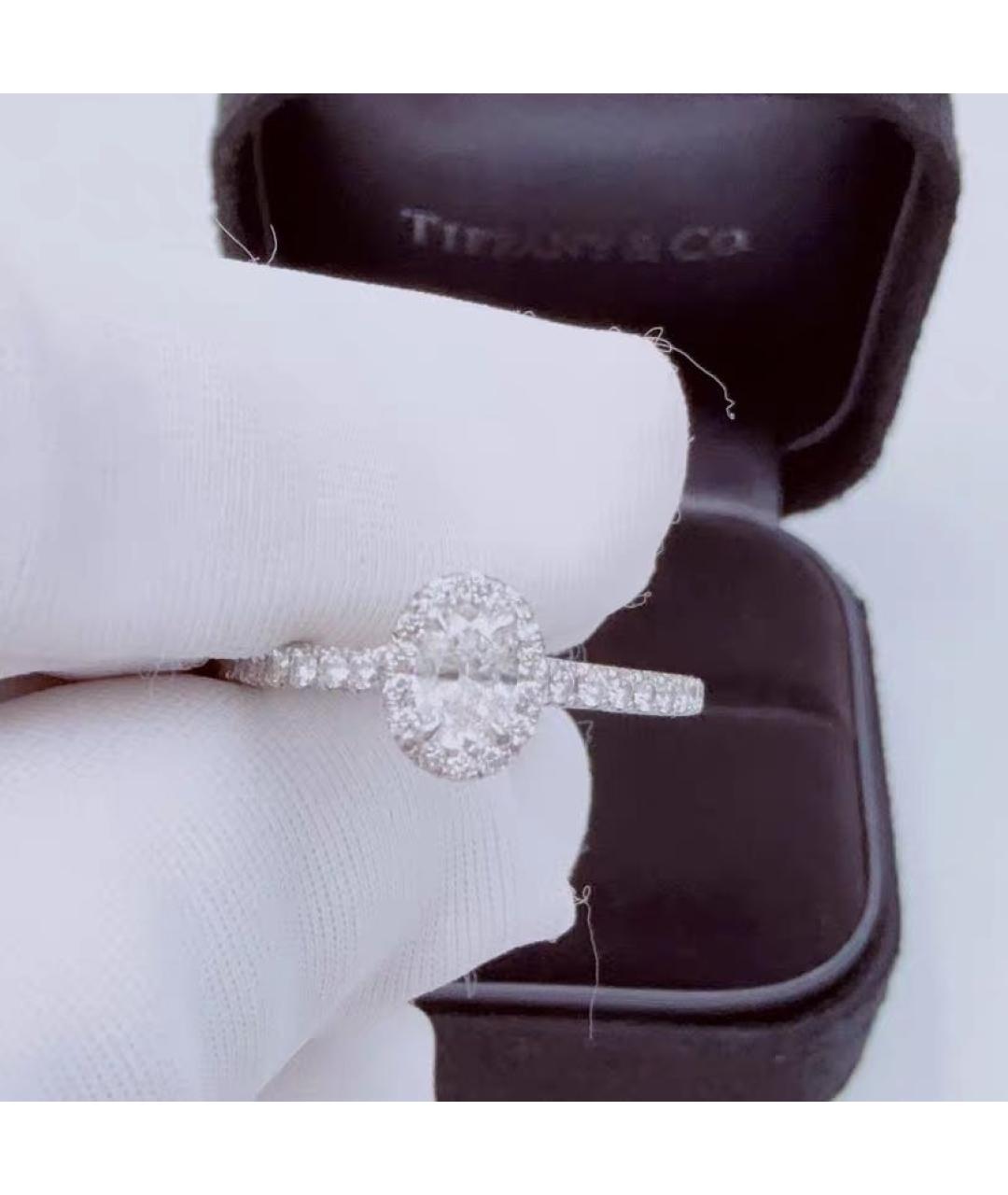 TIFFANY&CO Белое платиновое кольцо, фото 3