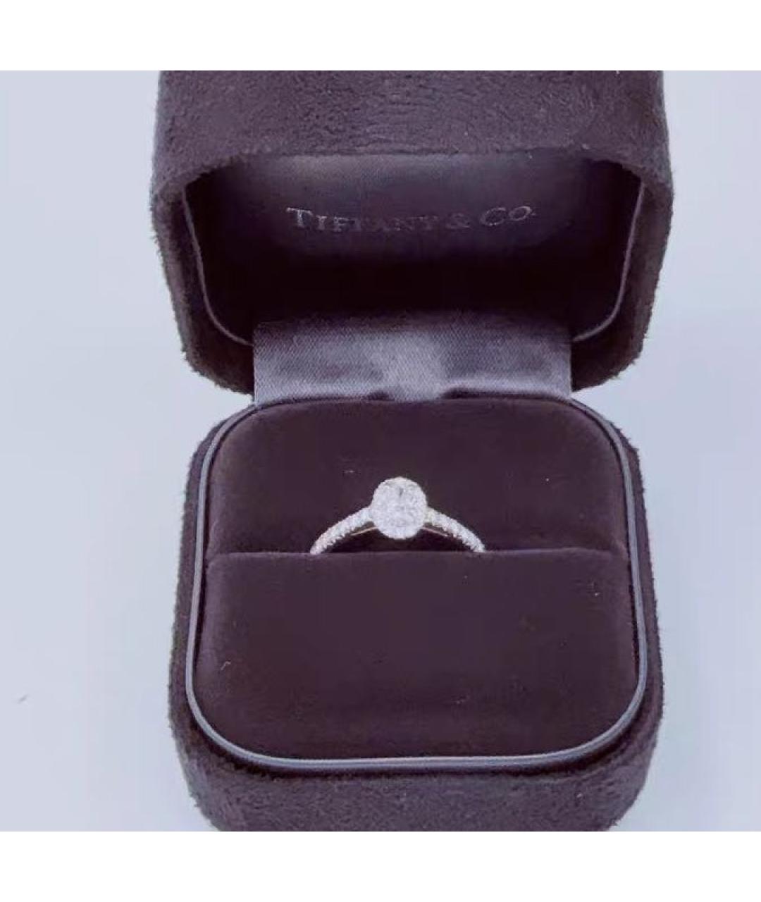 TIFFANY&CO Белое платиновое кольцо, фото 2