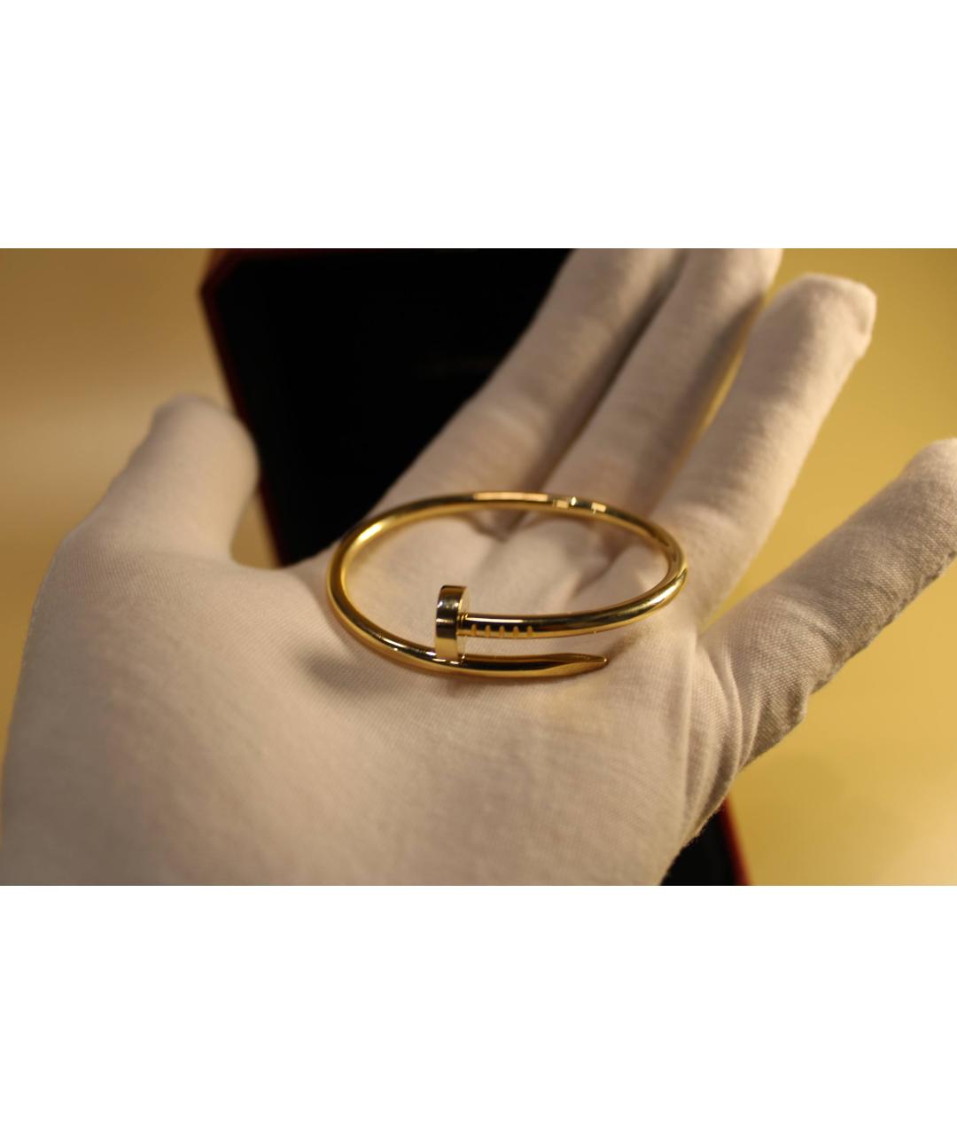 CARTIER Желтый браслет из желтого золота, фото 4