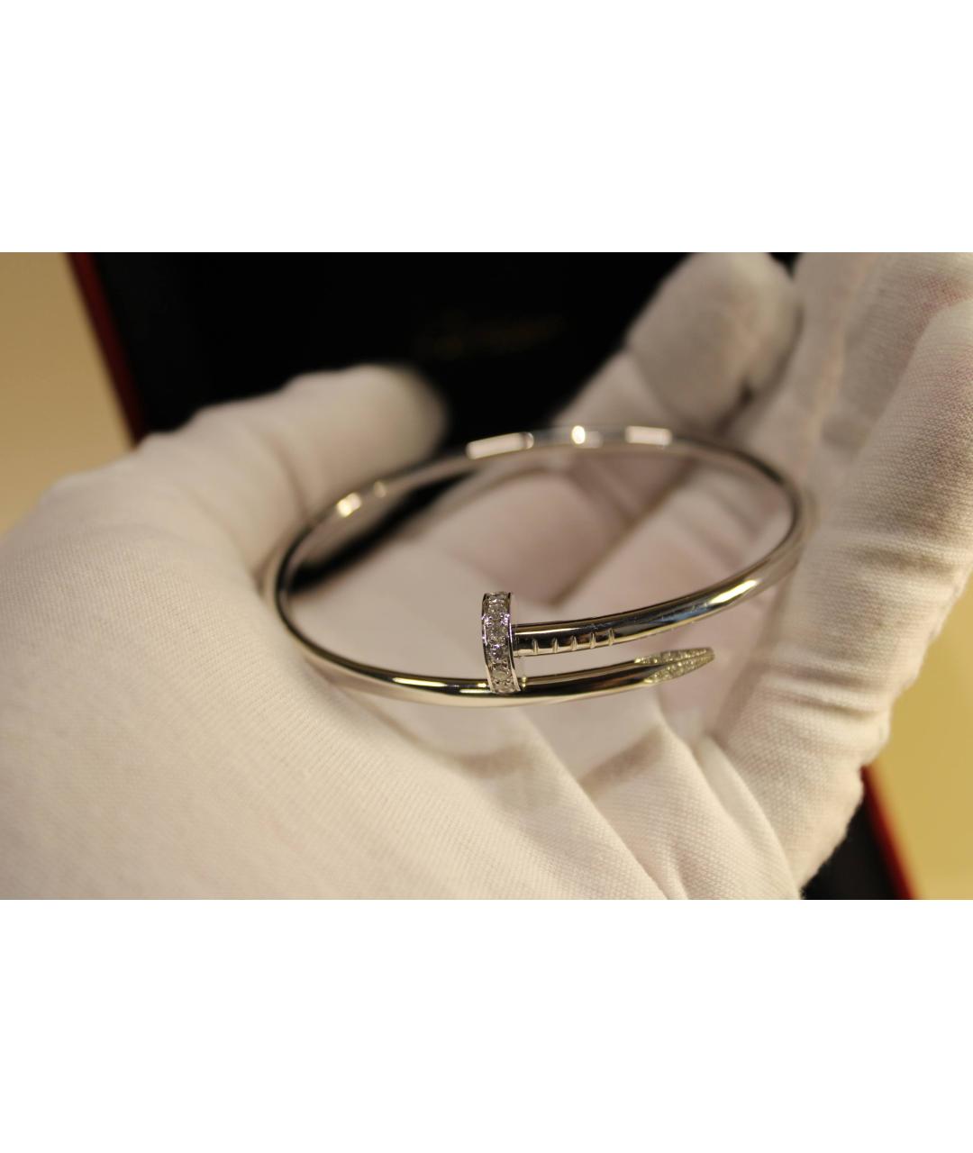 CARTIER Серебряный браслет из белого золота, фото 5
