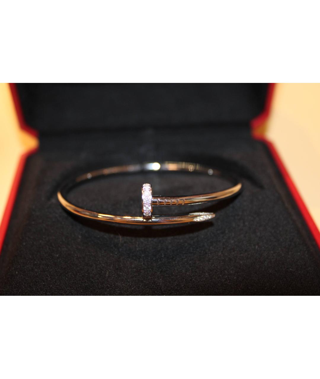 CARTIER Серебряный браслет из белого золота, фото 4