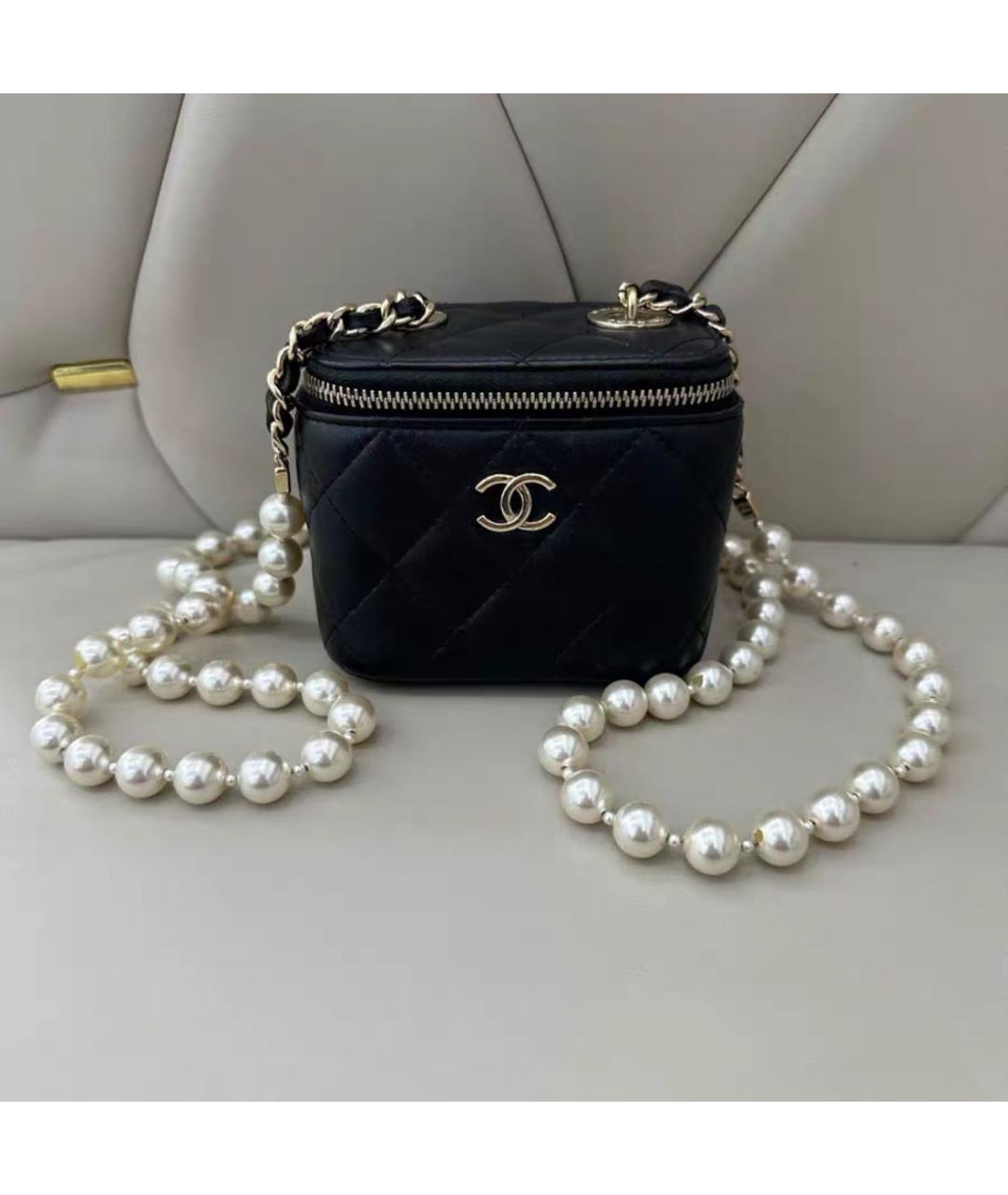 CHANEL Черная сумка через плечо, фото 5