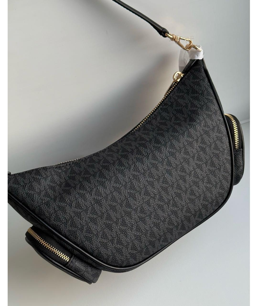 MICHAEL KORS Черная канва сумка через плечо, фото 3
