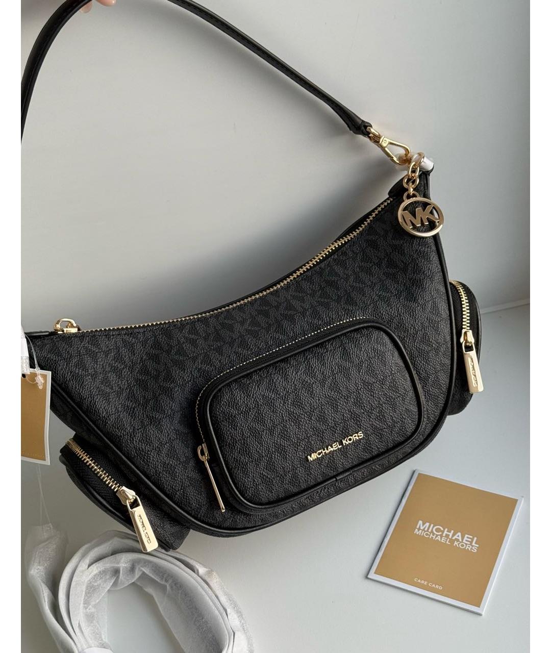 MICHAEL KORS Черная канва сумка через плечо, фото 2