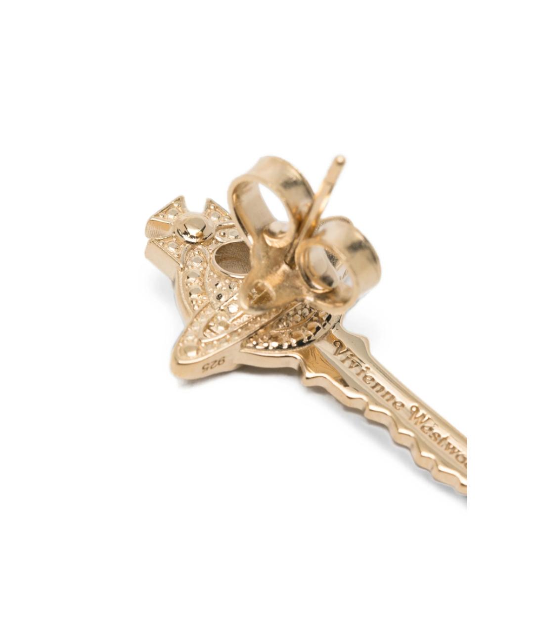 VIVIENNE WESTWOOD Золотые серьги, фото 3